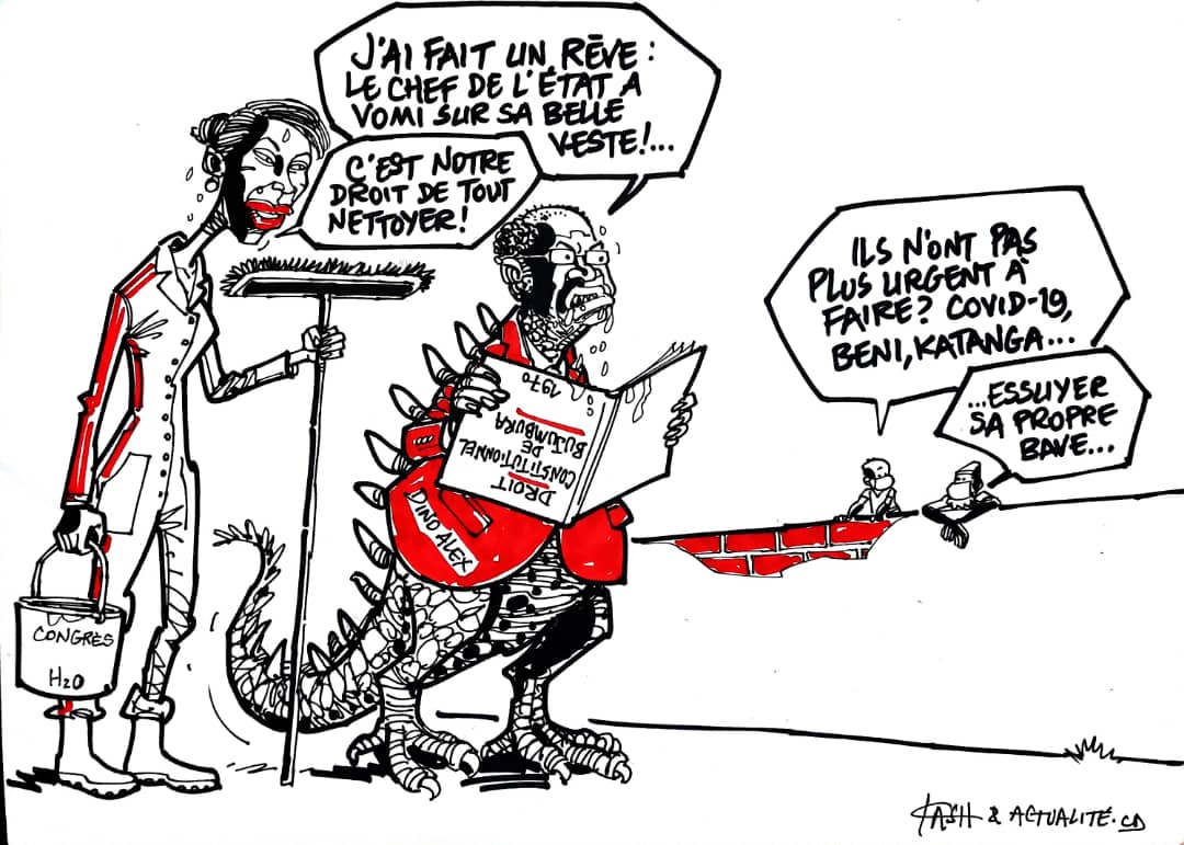 RDCCaricature le bras de fer continue Actualite.cd